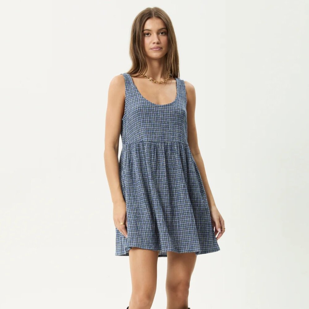 AFENDS Shipwreck Jesse- Seersucker Mini Dress Seersucker Mini Dress